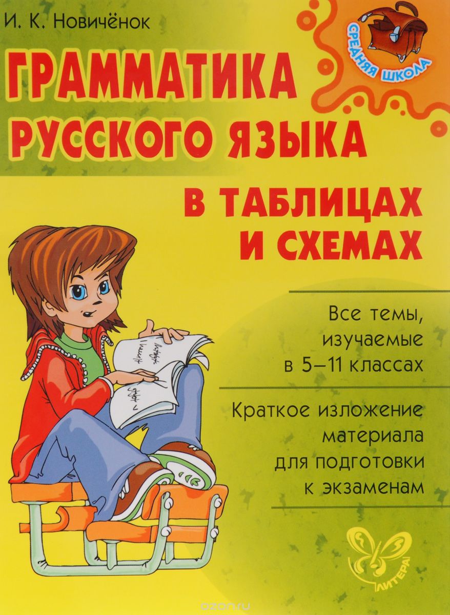 Грамматика русского языка в таблицах и схемах, И. К. Новиченок