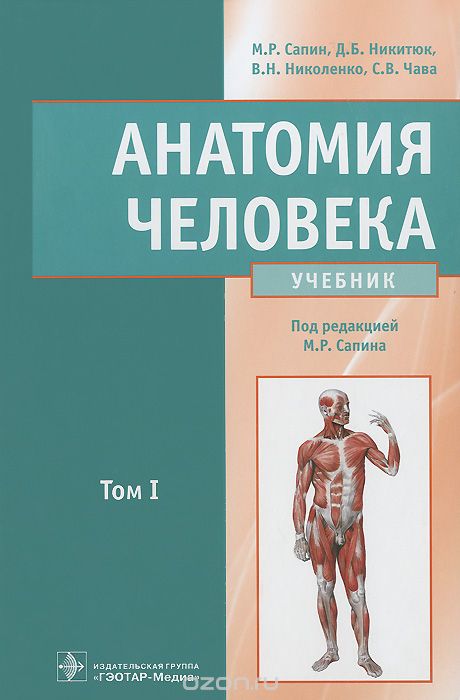 Скачать книгу "Анатомия человека. Учебник. В 2 томах. Том 1, М. Р. Сапин, Д. Б. Никитюк, В. Н. Николенко, С. В. Чава"