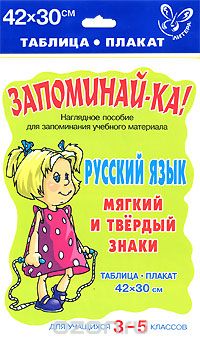 Скачать книгу "Русский язык. Мягкий и твердый знаки. Для учащихся 3-5 классов"