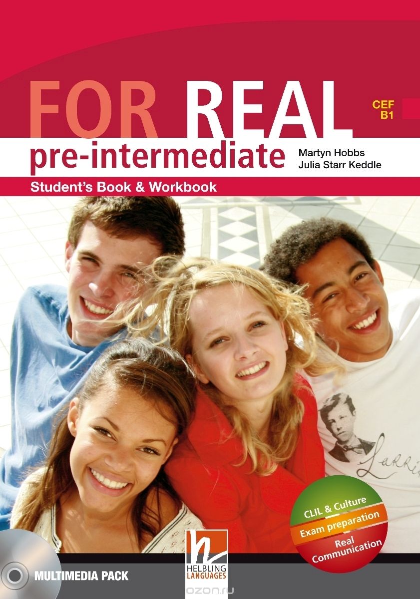 For Real Pre-intermediate Student's Pack STARTER+SB/WB + LINKS + CD-ROM + LINKS Audio CD