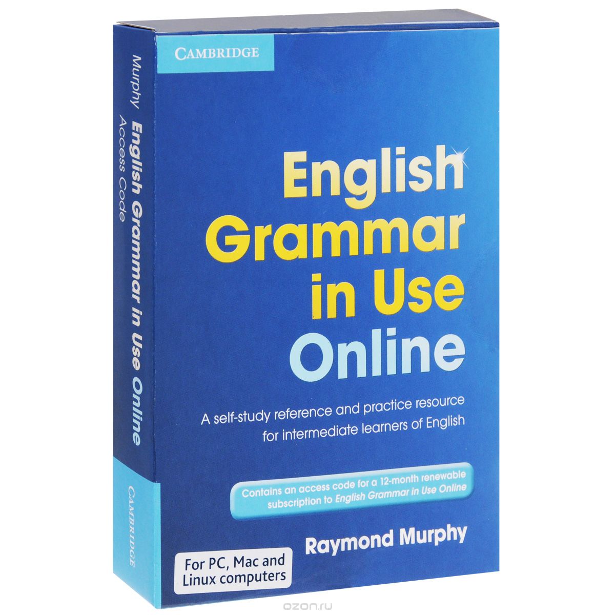 Access Code Card: English Grammar in Use Online: Access Code: A Self-Study Reference And Practice Resource for Intermediate Learners of English
