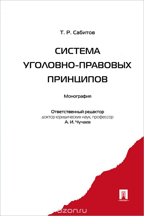 Система уголовно-правовых принципов, Т. Р. Сабитов