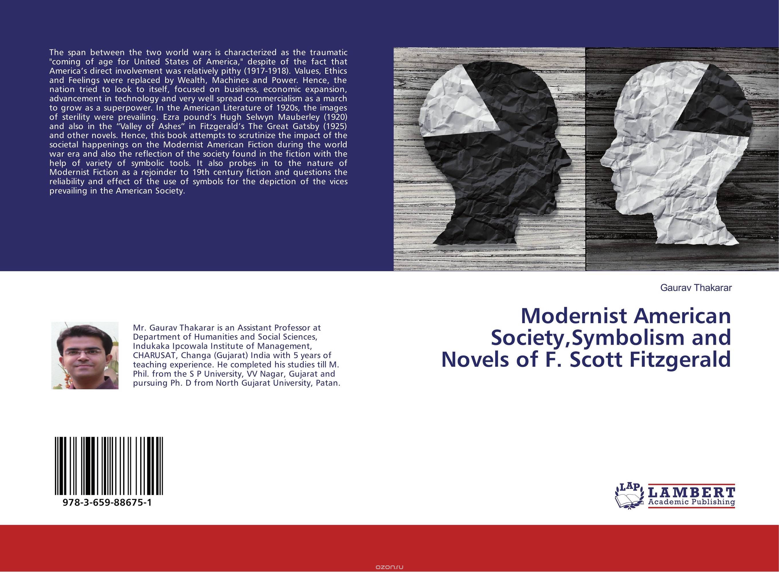 Modernist American Society,Symbolism and Novels of F. Scott Fitzgerald